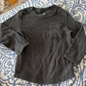 Cat & Jack Dark Gray Long Sleeve Tee